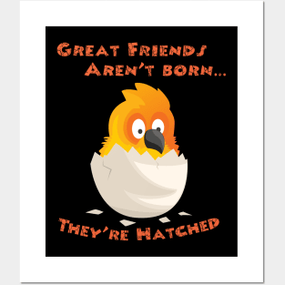 Sun Conure Friends are Hatched Posters and Art